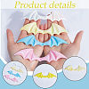 Demon Wing Rainbow Iridescent PU Leather Ornament Accessories DIY-WH0308-457B-6