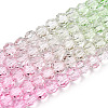 Transparent Glass Beads Strands X-GLAA-E036-07U-2