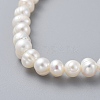 Natural Freshwater Pearl Beads Stretch Bracelets BJEW-JB04863-03-4