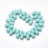 Synthetic Turquoise Beads Strands G-S357-C02-16-2