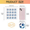 8 Sheets Plastic Waterproof Self-Adhesive Picture Stickers DIY-WH0428-012-2