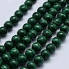 Natural Malachite Beads Strands G-F571-27AA2-12mm-1