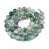 Dyed Natural White Jade Beads Strands G-T138-8mm-210-5-2