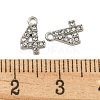 304 Stainless Steel Pendants STAS-L080-002P-04-3