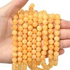 Natural Yellow Jade Bead Strands G-K121-02-8mm-3