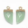 Natural White Jade Pointed Pendants G-Q966-06-2