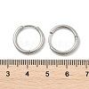 Tarnish Resistant 304 Stainless Steel Huggie Hoop Earrings EJEW-G272-02-12mm-P-4