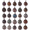 Natural & Synthetic Mixed Gemstone Pendants G-A241-02R-1