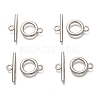 Alloy Toggle Clasps LS-TIBE-EA774Y-P-RS-1