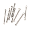 304 Stainless Steel Connector Charms STAS-Q323-04E-P-1