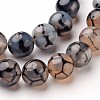 Natural Dragon Veins Agate Beads Strands X-G-D845-03-8mm-3