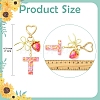Alloy & Resin Pendant Decorations HJEW-YW00401-06-3
