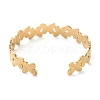 304 Stainless Steel Cuff Bangles for Women LS-BJEW-K263-05G-12-3