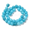Natural Dyed White Jade Beads Strands G-M402-C04-03-4