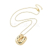 Brass Micro Pave Cubic Zirconia Letter Pendant Necklaces LS-KK-Z069-01G-U-2