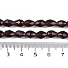 Transparent Glass Beads Strands EGLA-N013-T8mm-D05-4