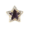 Brass Micro Pave Cubic Zirconia Beads KK-D379-01G-12-1