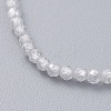 Cubic Zirconia Beaded Necklaces NJEW-JN02618-04-2