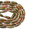 Natural Unakite Beads Strands G-L654-G13-01-5