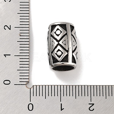 Retro 304 Stainless Steel Beads STAS-L274-020AS-1
