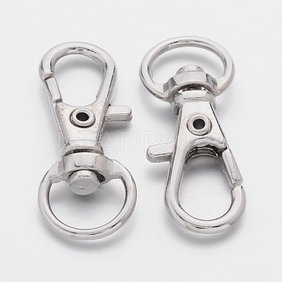 Alloy Swivel Lobster Claw Clasps 