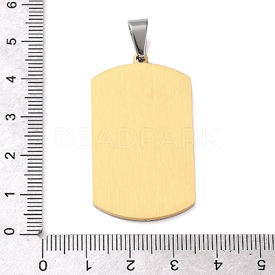 Easter 304 Stainless Steel Pendants STAS-E527-06GP-1
