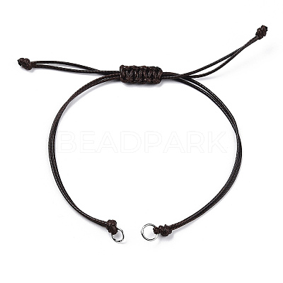Korean Waxed Polyester Cord Braided Bracelets X1-MAK-T010-02P-1