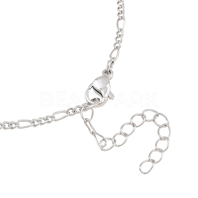Brass Figaro Chain Bracelet Making KK-CBADBBF-06P-1