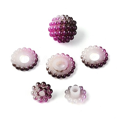 Imitation Pearl Acrylic Beads OACR-T004-15mm-02-1