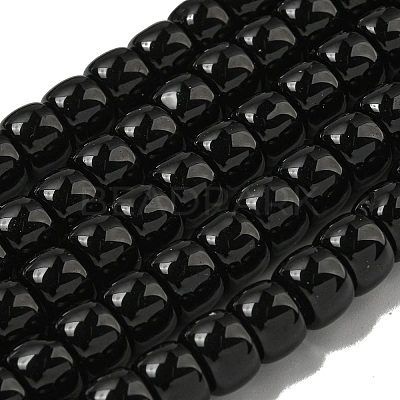 Opaque Glass Beads Strands X-GLAA-NH0002-B02-1