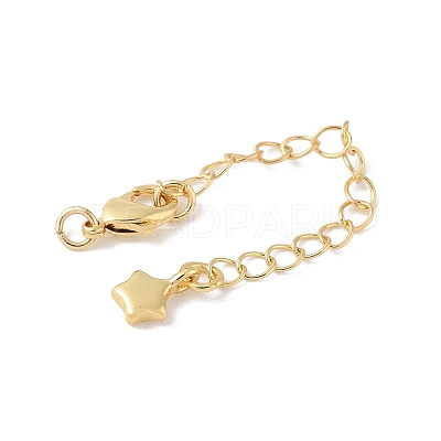 Brass Chain Extender KK-B148-06G-03-1