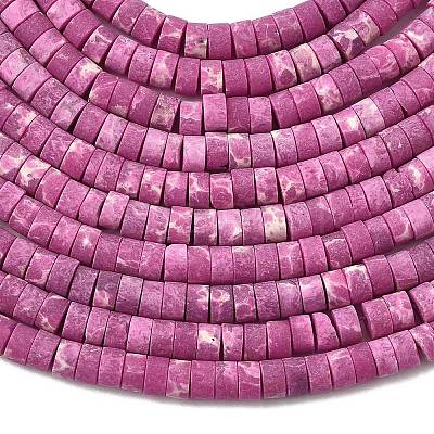 Dyed Synthetic Imperial Jasper Beads Strands G-Z089-A03-M-1