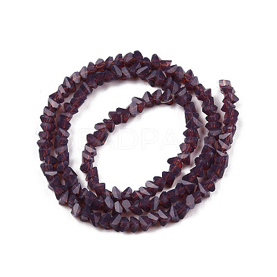 Opaque Solid Color Glass Beads Strands GLAA-N052-01-A07-1