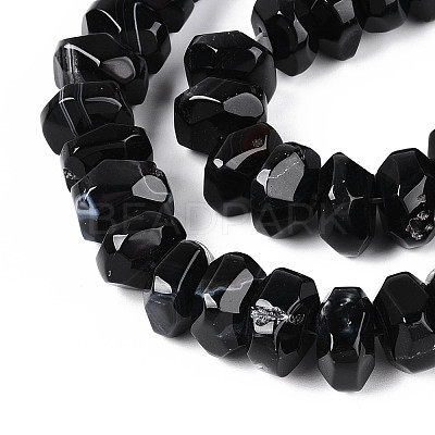 Natural Agate Beads Strands G-N356-01A-01-1