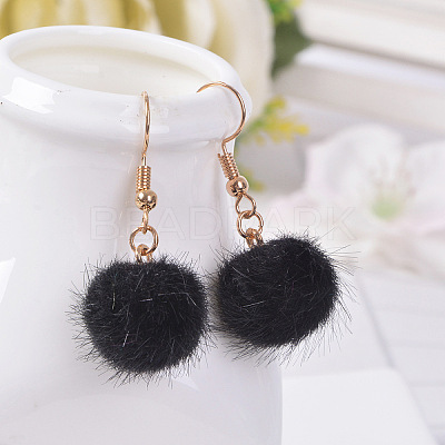 Alloy Polyester Dangle Earrings FS-WG470DC-19-1