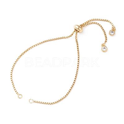 Brass Chain Bracelet Making KK-G279-M-NR-1