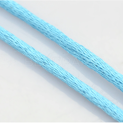 Nylon Satin Rattail Cords NWIR-O001-A-10-1