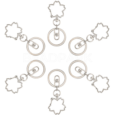 18Pcs Alloy Keychain Clasps KEYC-SC0001-72P-1