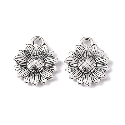 Sunflower Tibetan Style Alloy Pendants LS-TIBEP-R344-35AS-LF-1