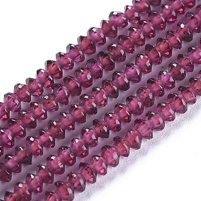 Natural Garnet Beads Strands G-E560-R12-01-1