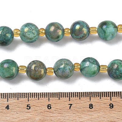 Electroplated Natural Druzy Geode Crystal Beads Strands G-G459-02N-1