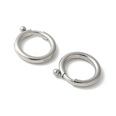 316 Surgical Stainless Steel Spring Gate Rings STAS-H234-06P-02-1