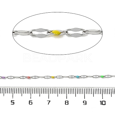 304 Stainless Steel Dapped Chains CHS-H036-01P-02-1
