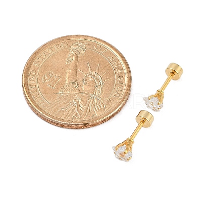 Star Glass Ear Fake Plugs EJEW-H105-23G-B-1