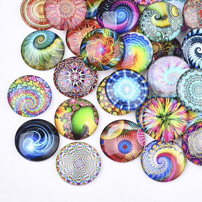 Flatback Glass Cabochons for DIY Projects GGLA-S047-04A-1