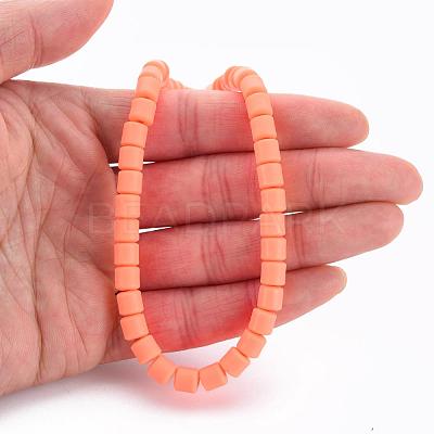 Polymer Clay Bead Strands CLAY-T001-C54-1