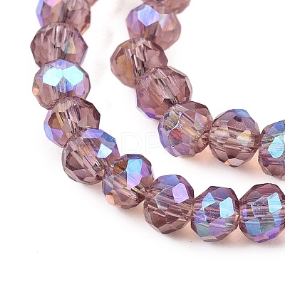 Electroplate Glass Beads Strands EGLA-A044-T2mm-L07-1