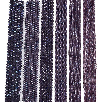 Electroplate Opaque Solid Color Glass Beads Strands LS-EGLA-A044-P4mm-L11-1