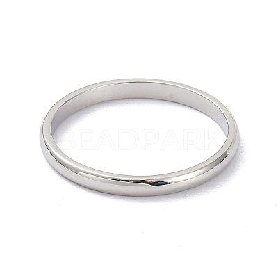 Non-Tarnish 2mm Polished Plain Dome Finger Ring for Girl Women RJEW-C012-05G-P-1