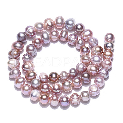 Natural Cultured Freshwater Pearl Beads Strands PEAR-N013-06T-1